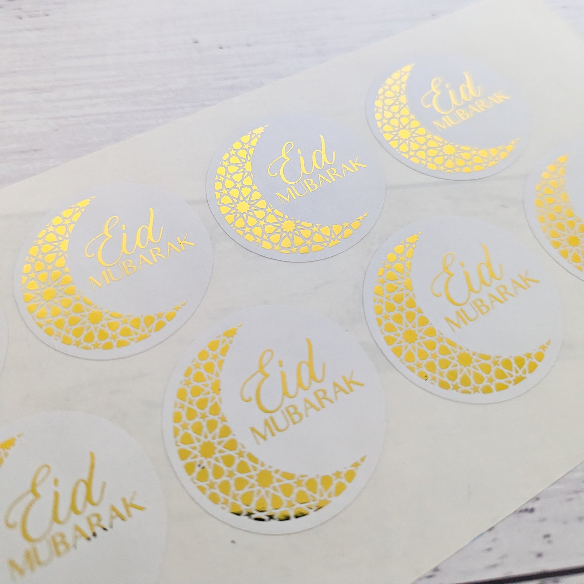 Enveloppe Eid Mubarak Color x3 - Perle Dorée