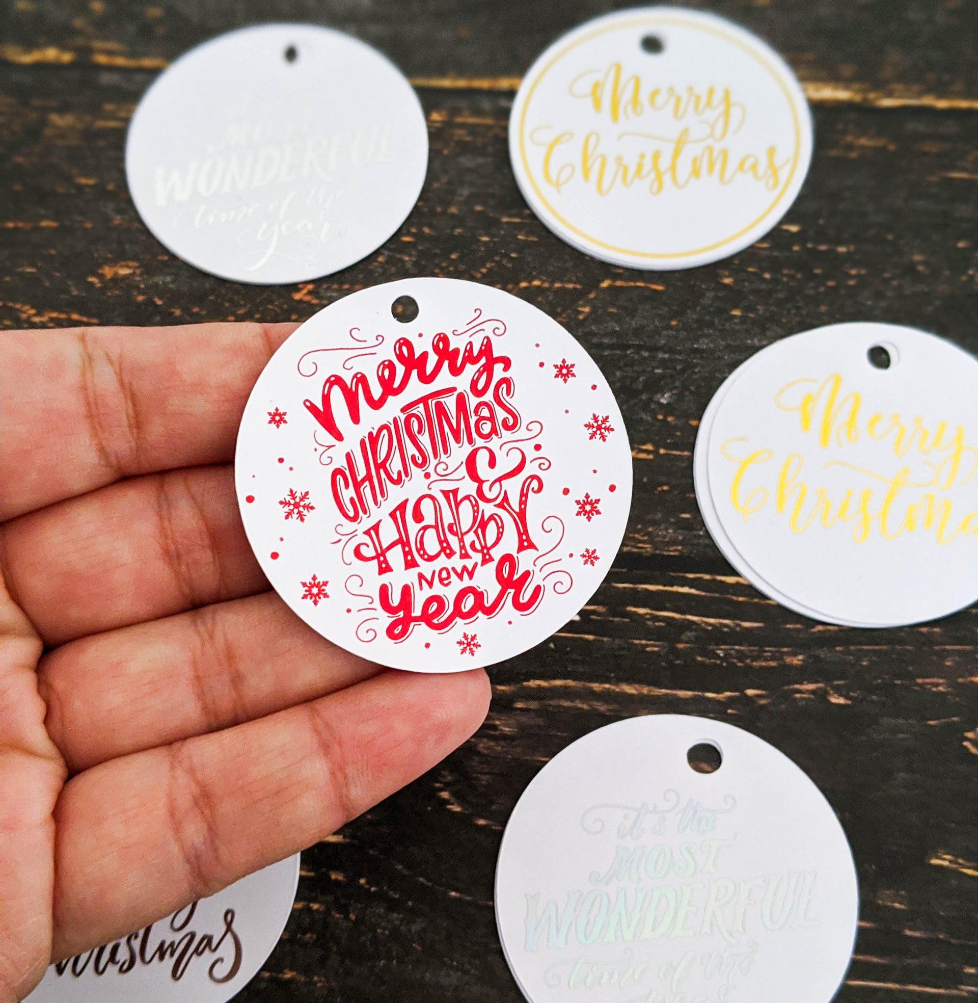 Foil Christmas Stickers – E&L Designs